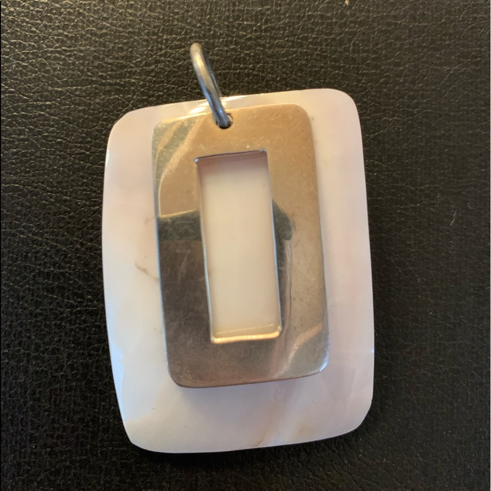 She’ll/Sterling Sliver Square Pendent - image 1